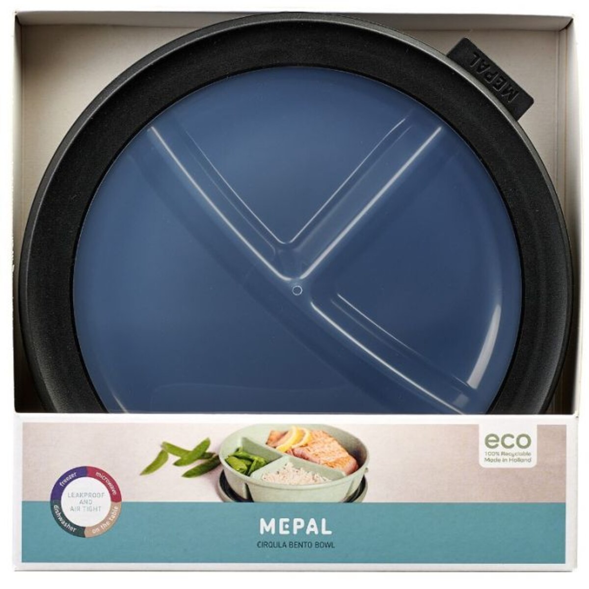 Miska Cirqula Bento 250 250 500 ml nordic black 106219041100