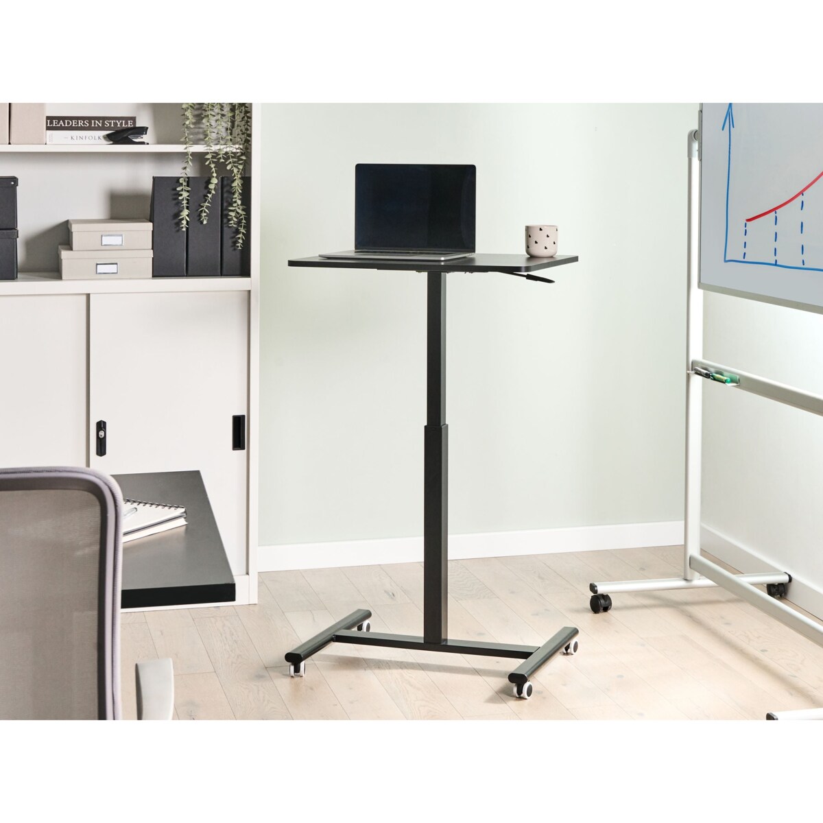 Regulowany stolik pod laptopa ACADEMIA Czarny 65 cm 48 cm