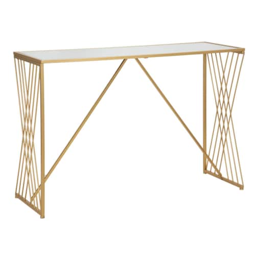 Konsola złota EASY, 120 x 40 x 80 cm