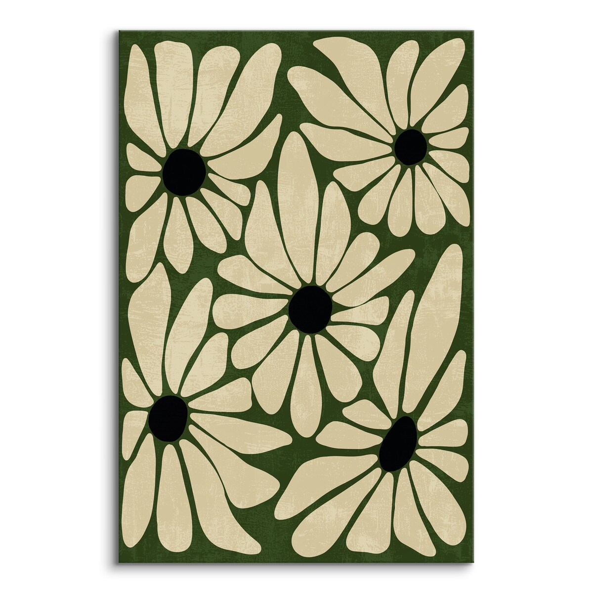 Obraz Do Salonu Beżowe Kwiaty 30x40cm