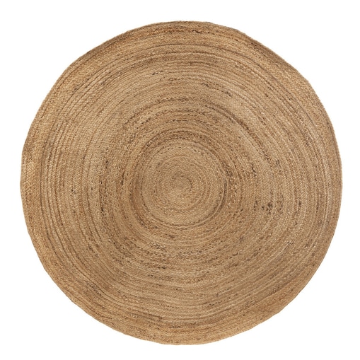 Dywan jutowy okrągły 160x160x0,5 cm YUTE-2