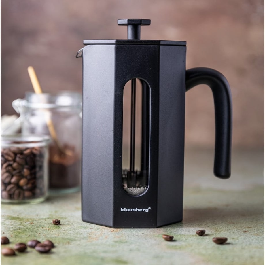 Zaparzacz do kawy herbaty 0.80L French Press czarny KLAUSBERG