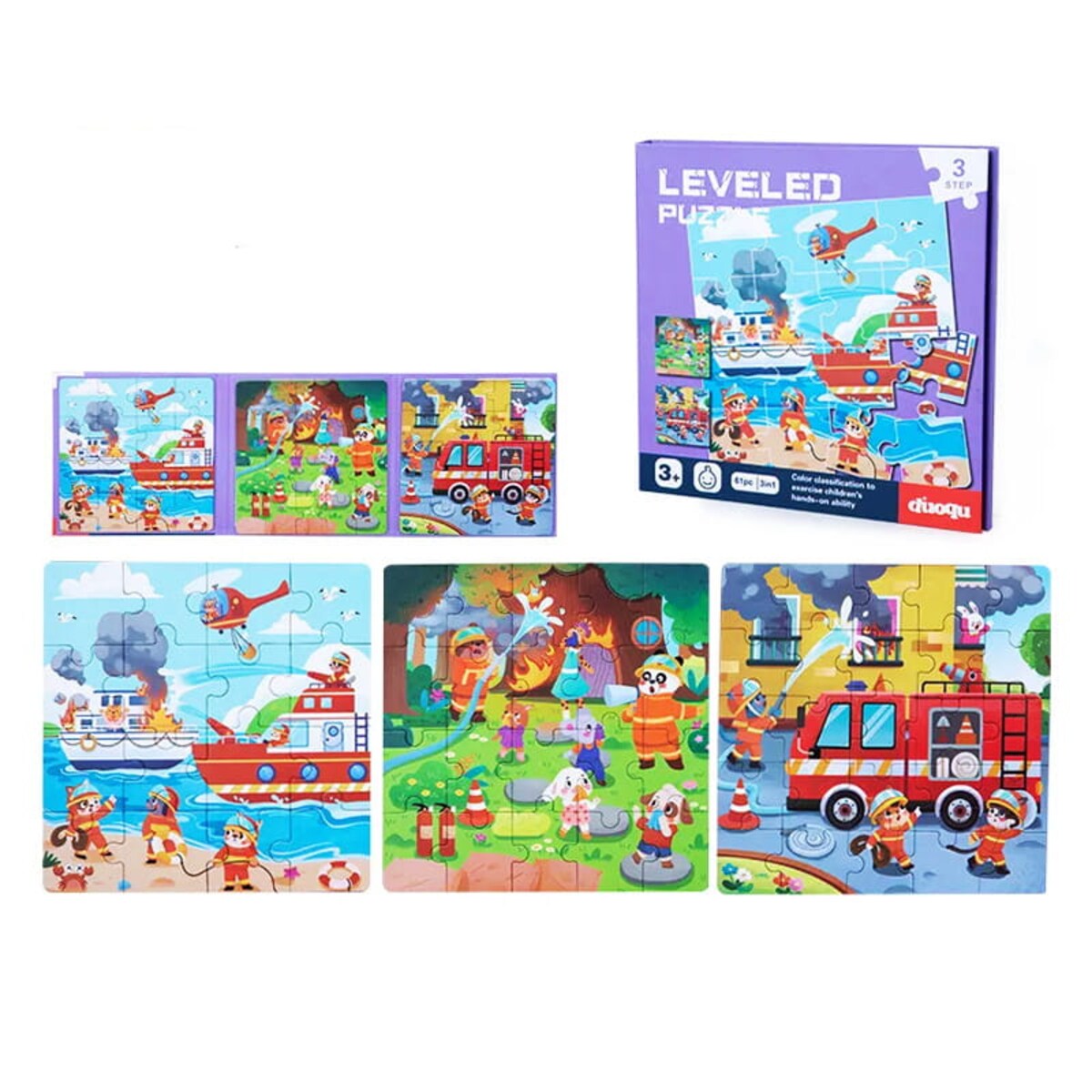 Puzzle magnetyczne - Poziom 3 - Straż