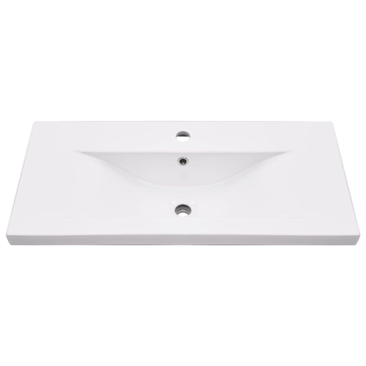 vidaXL Umywalka łazienkowa z ramą, czarna, żelazna