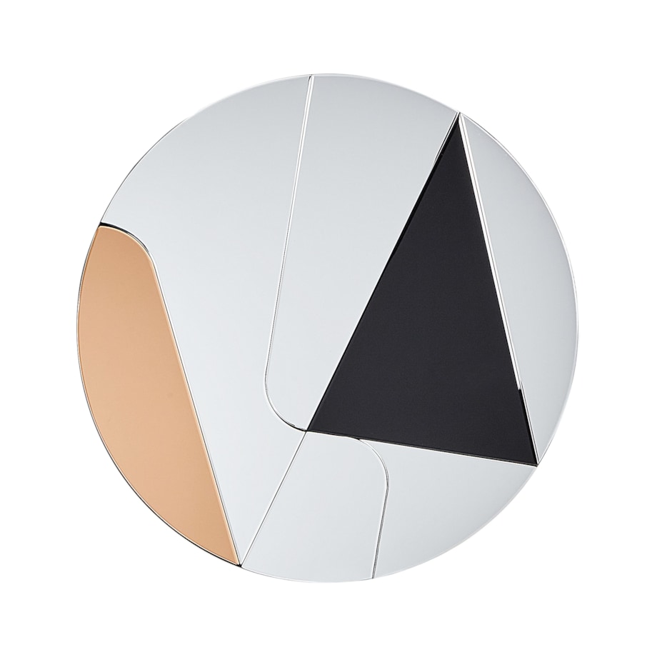 Lustro ścienne TROUVILLE Czarno-złoty