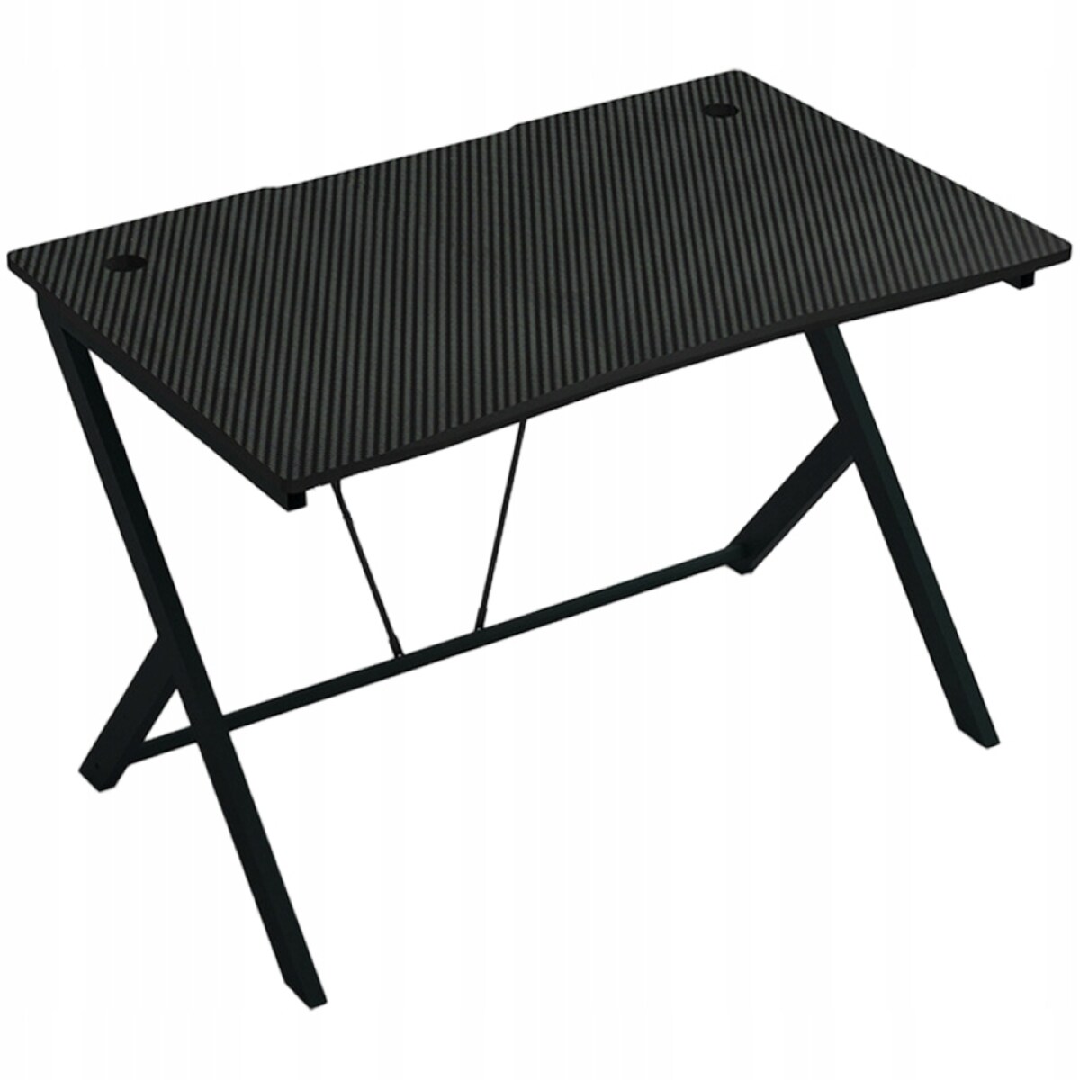 Biurko Stolik Gamingowe Komputerowe Loft Nowoczesne Czarne Carbon 100 Cm