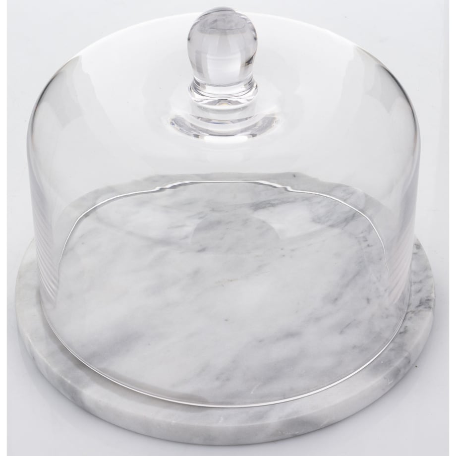 Patera marmurowa ze szklaną pokrywą 17x22 cm