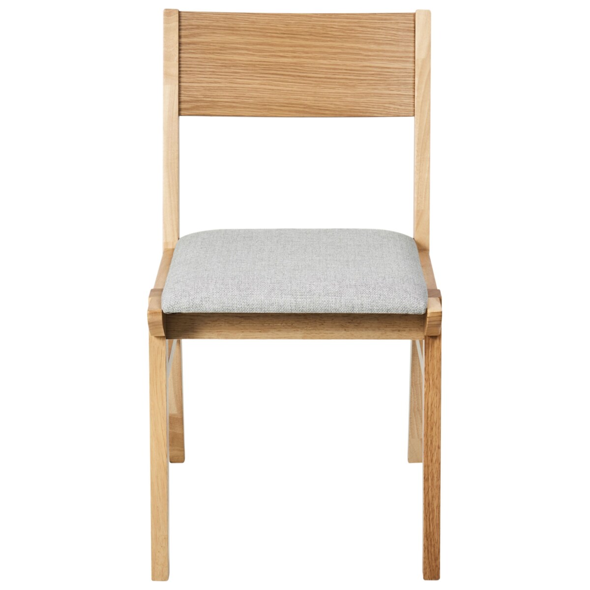 Zestaw 2 krzeseł do jadalni ENOLA Jasnoszary