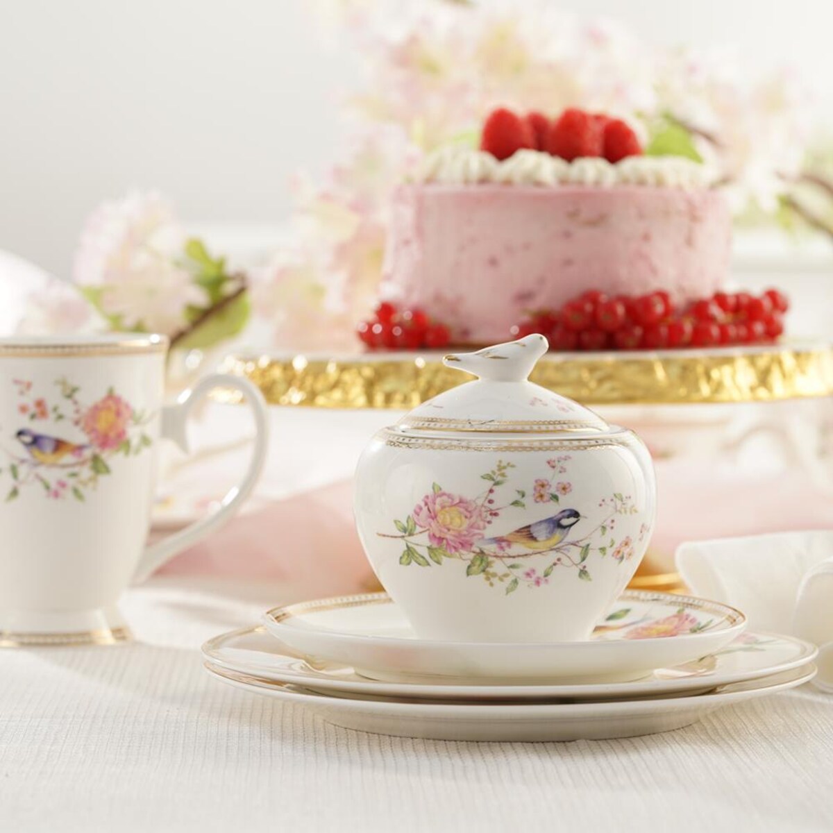 VILLA ITALIA Kubek porcelanowy 300 ml BEL FIORE