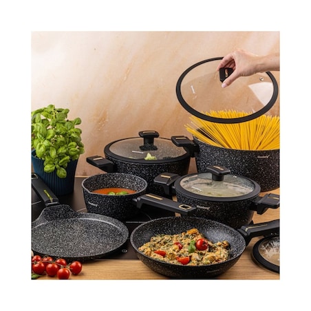 Klausberg zestaw 12 garnków marmurkowych 63911