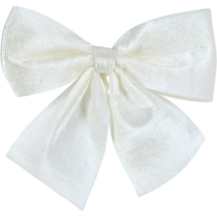 Kokardy świąteczne na choinkę, materiałowe, 3 sztuki, 10 x 9 cm