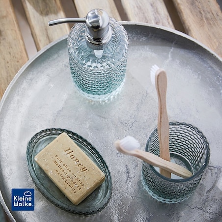 Kleine Wolke Melua Szczotka WC ze stojakiem szary