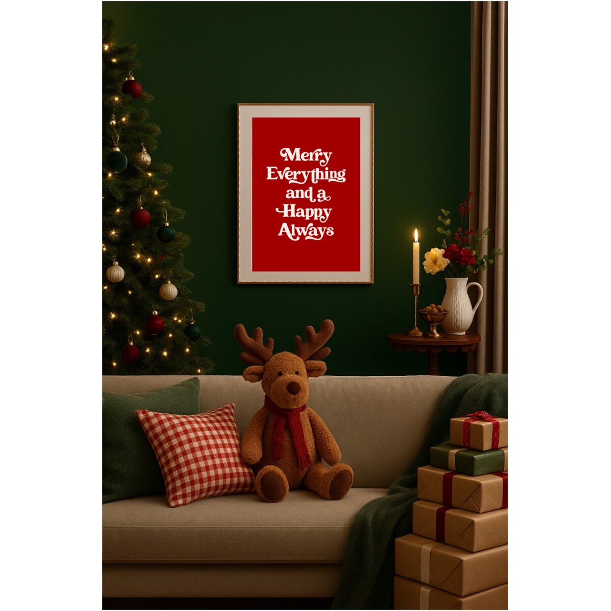 Poster Story, Plakat, Obraz - Merry Everything, wymiary 21 x 30 cm