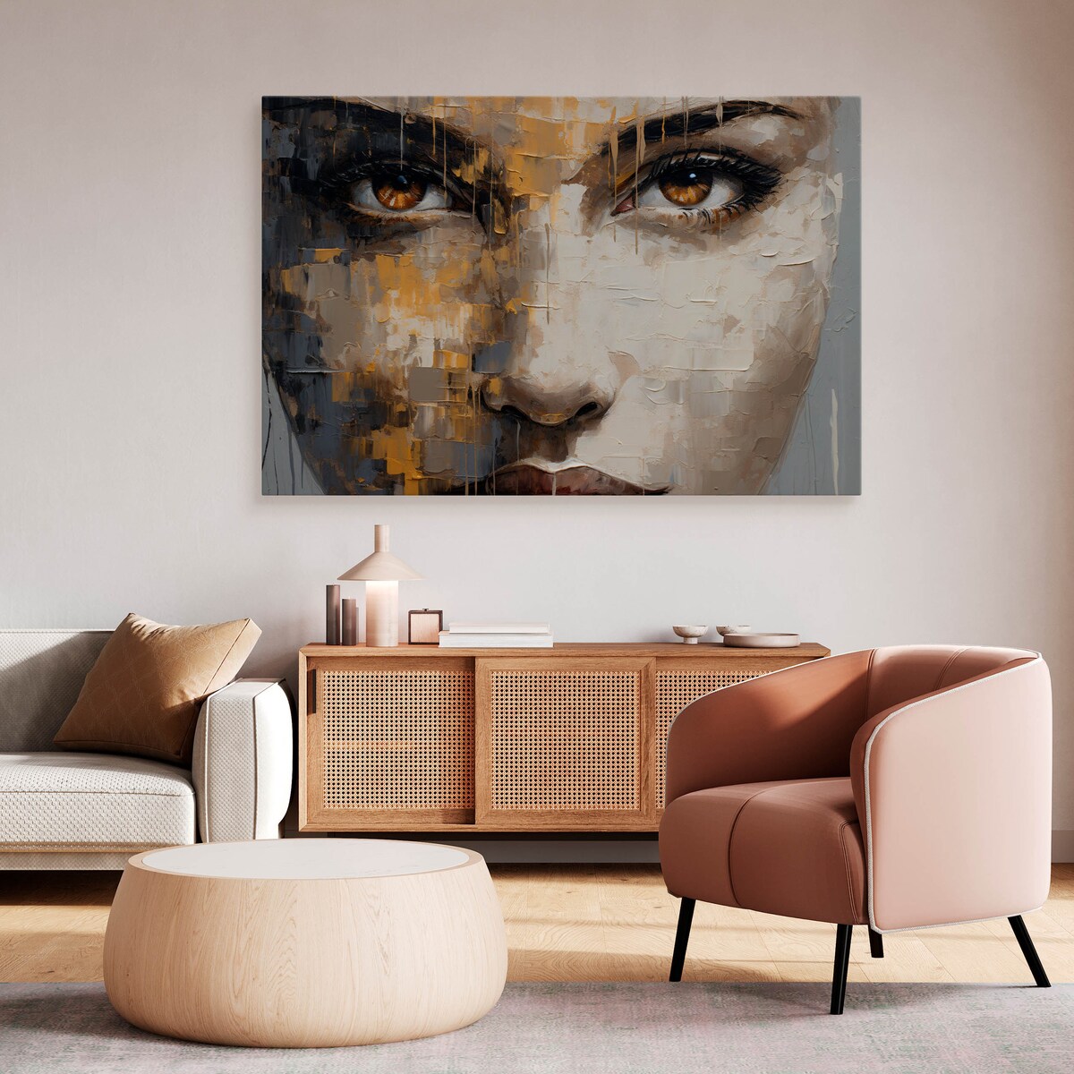 Obraz na płótnie Malowany portret 120x80cm