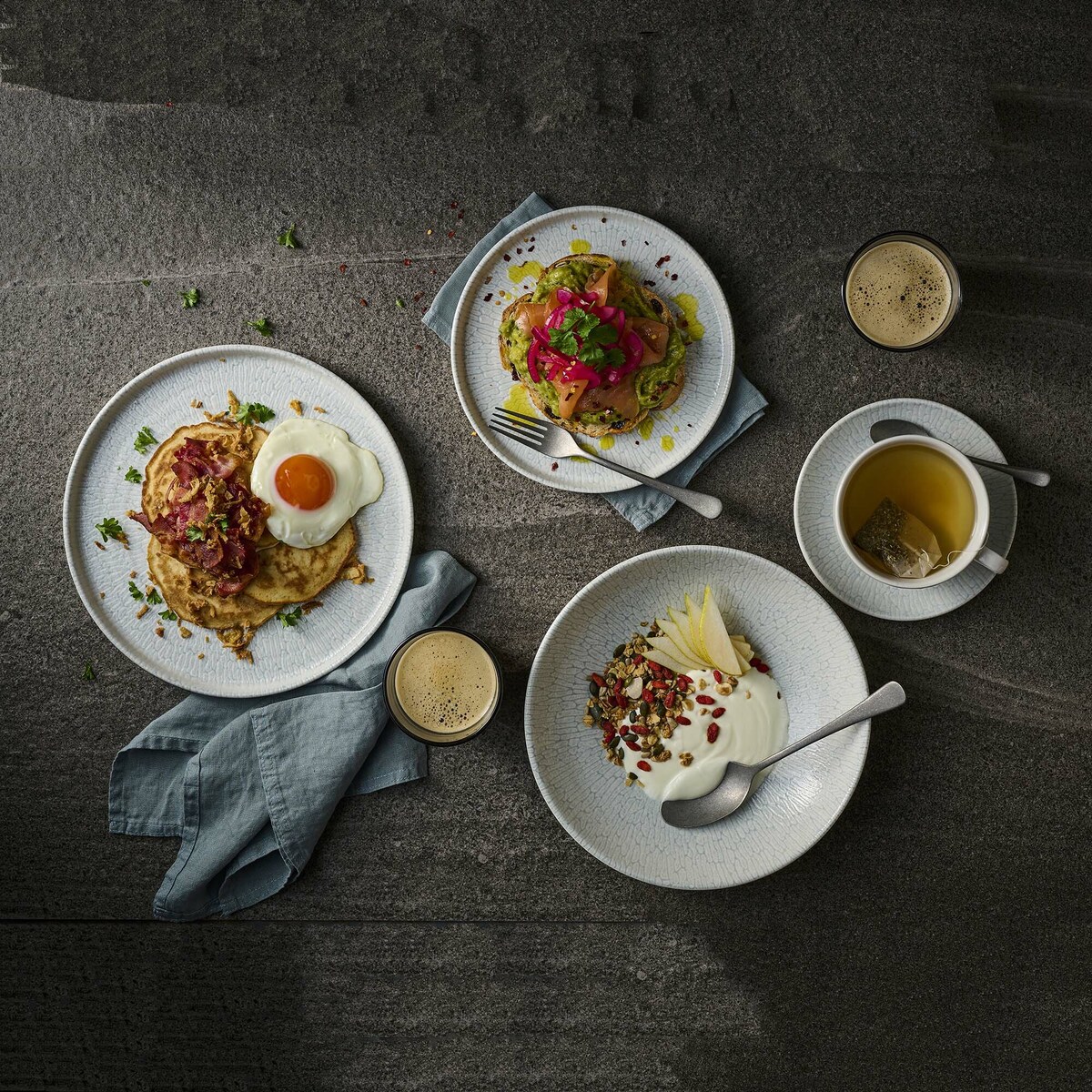 Talerz płytki Delta Grey, 170mm