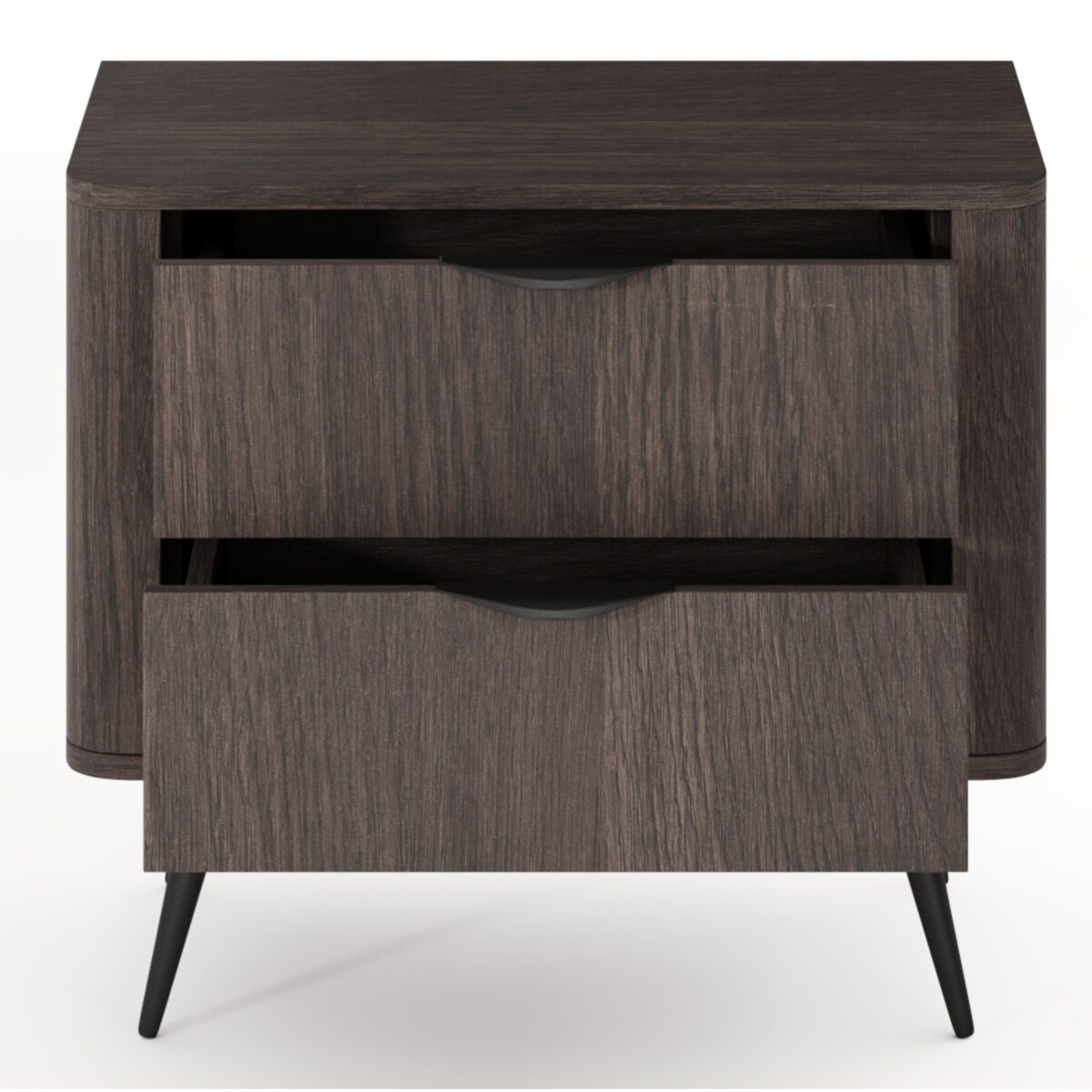 Stolik nocny do sypialni ERIS na wysokich nóżkach, Dąb Dunin