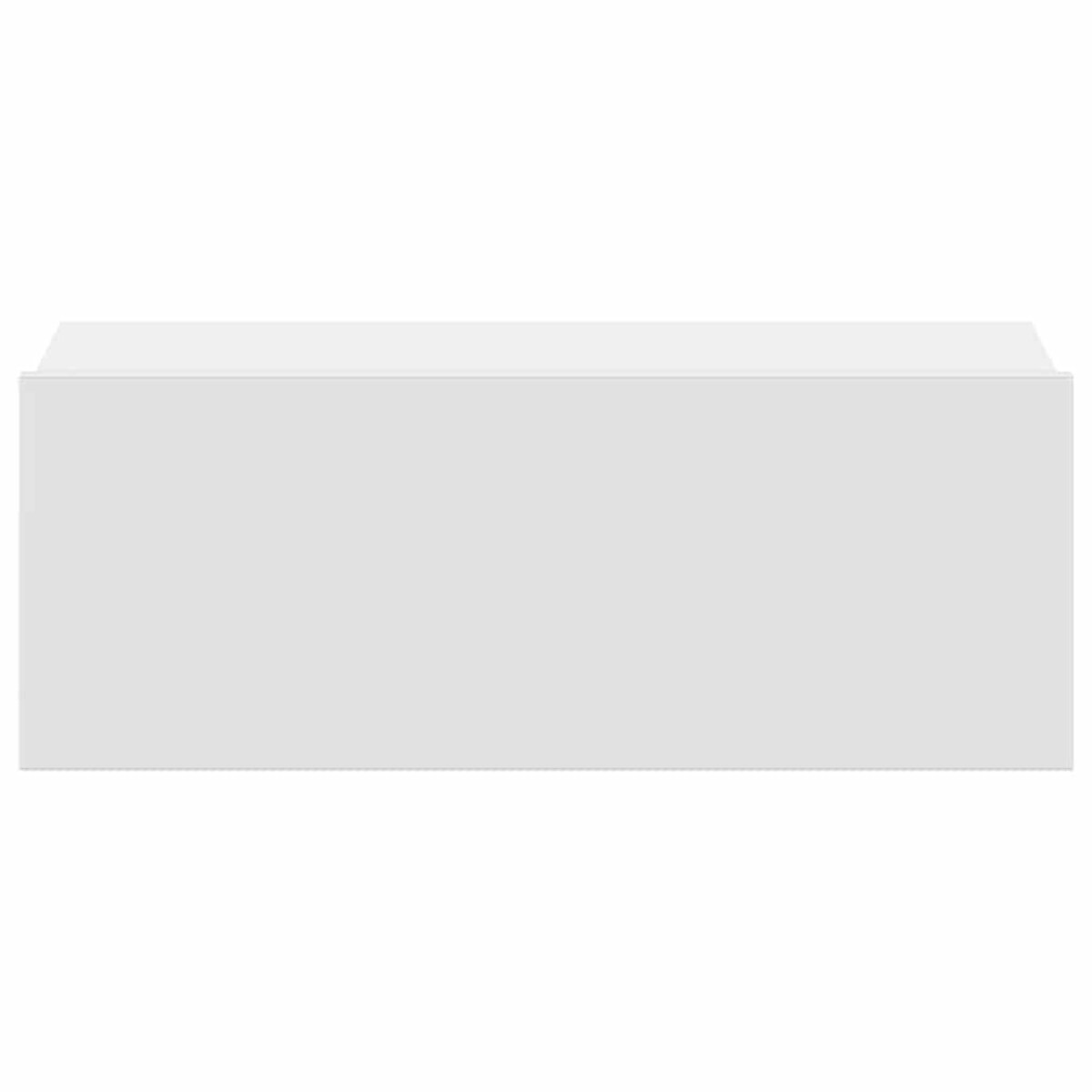 vidaXL Wisząca szafka nocna, biała 40x30x15 cm materiał drewnopochodny