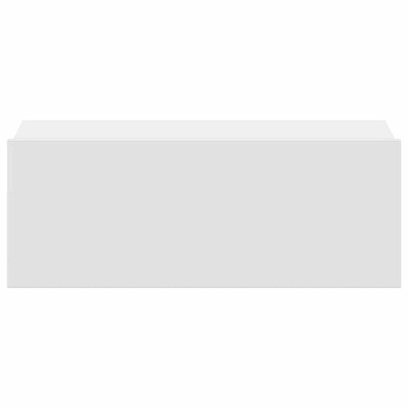 vidaXL Wisząca szafka nocna, biała 40x30x15 cm materiał drewnopochodny