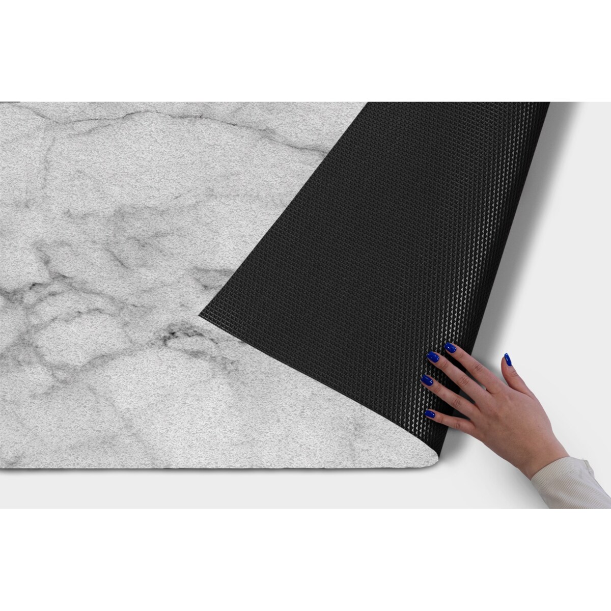 Wycieraczka zewnętrzna XXL Biały marmur 150x100cm