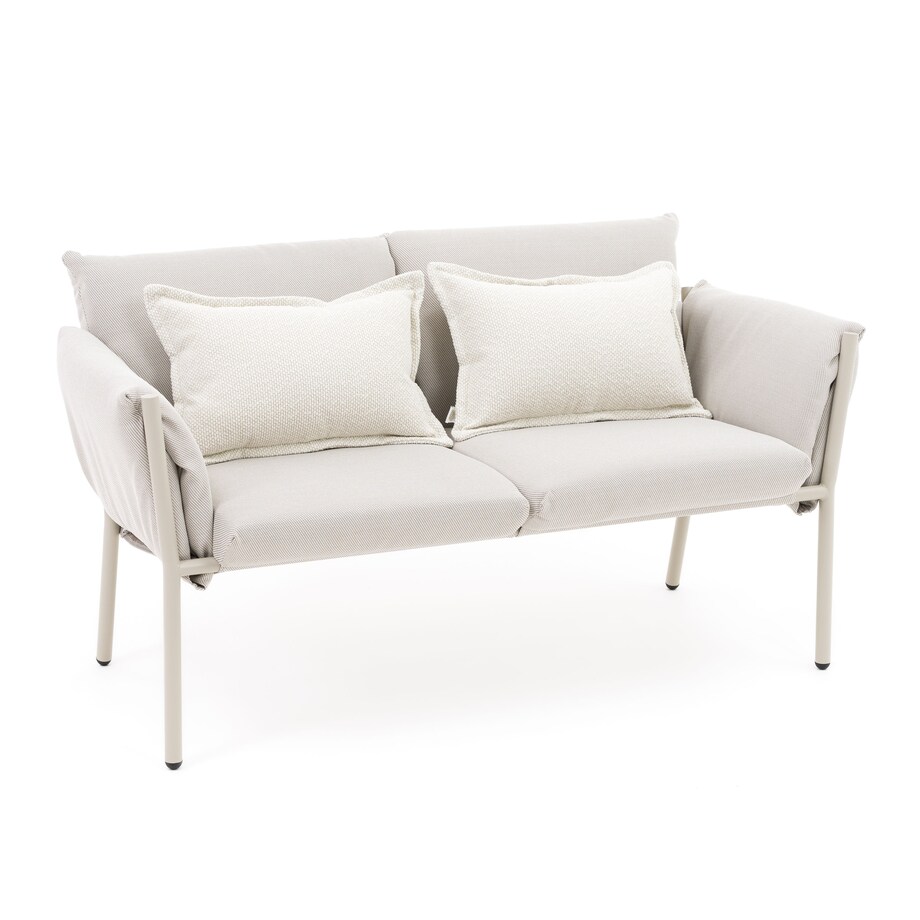 Zestaw mebli ogrodowych taras balkon aluminiowe TULUM beżowe