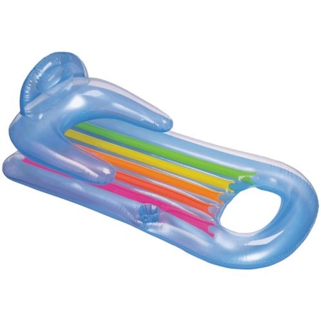 Materac dmuchany fotel do pływania 160x85cm INTEX