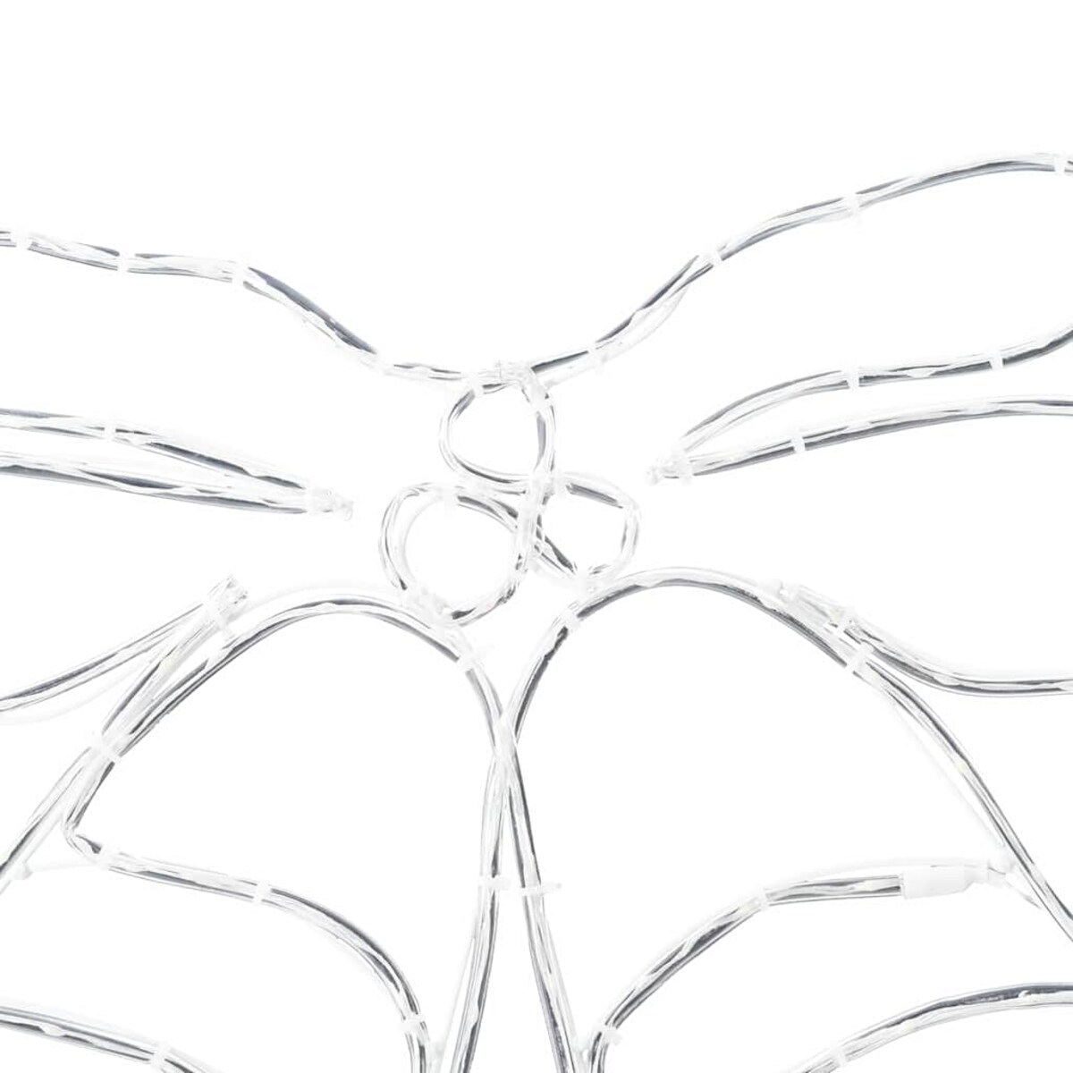 vidaXL Dzwonek Świąteczny Wielokolorowe 56 x 46 cm PVC