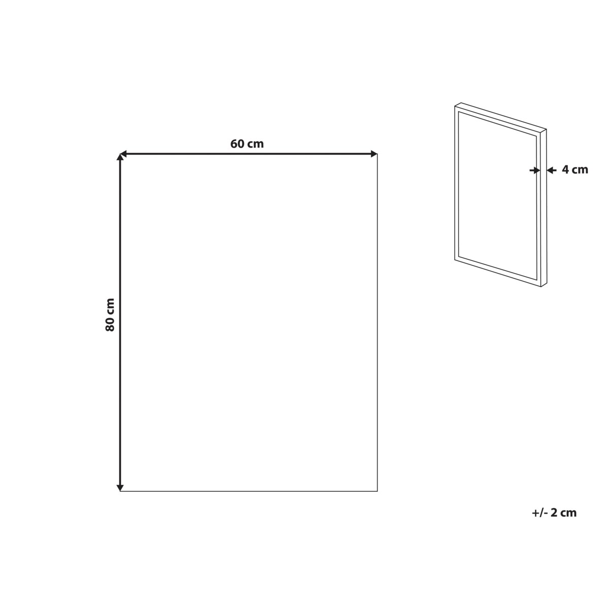 Obraz na płótnie lama 60 x 80 cm różowo-biały AFASSA