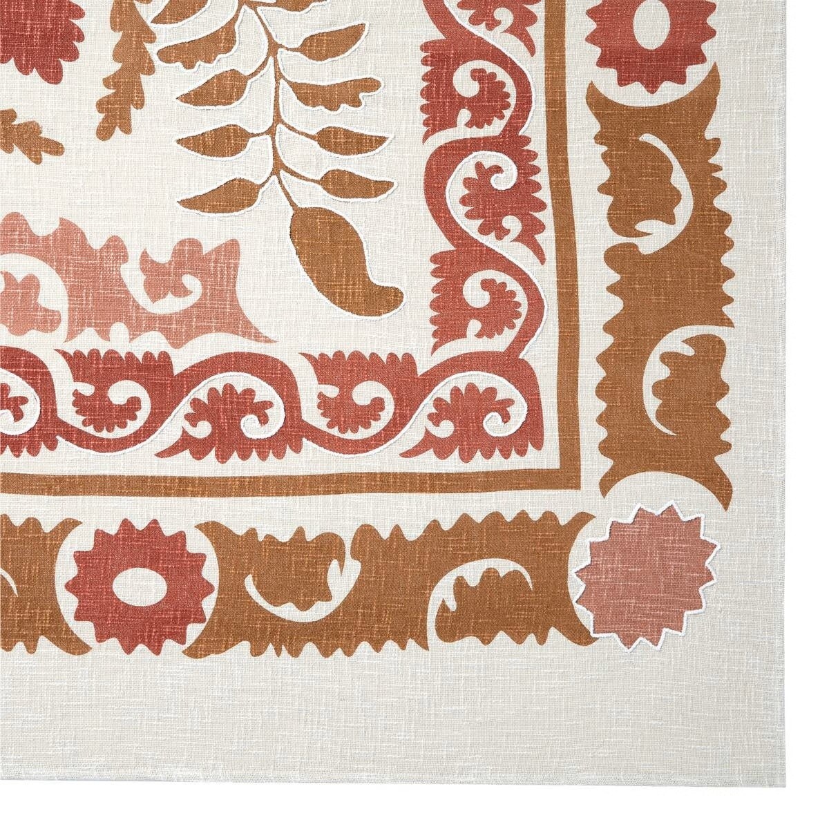 Narzuta bawełniana, terracotta, 240x260 cm, Sienna