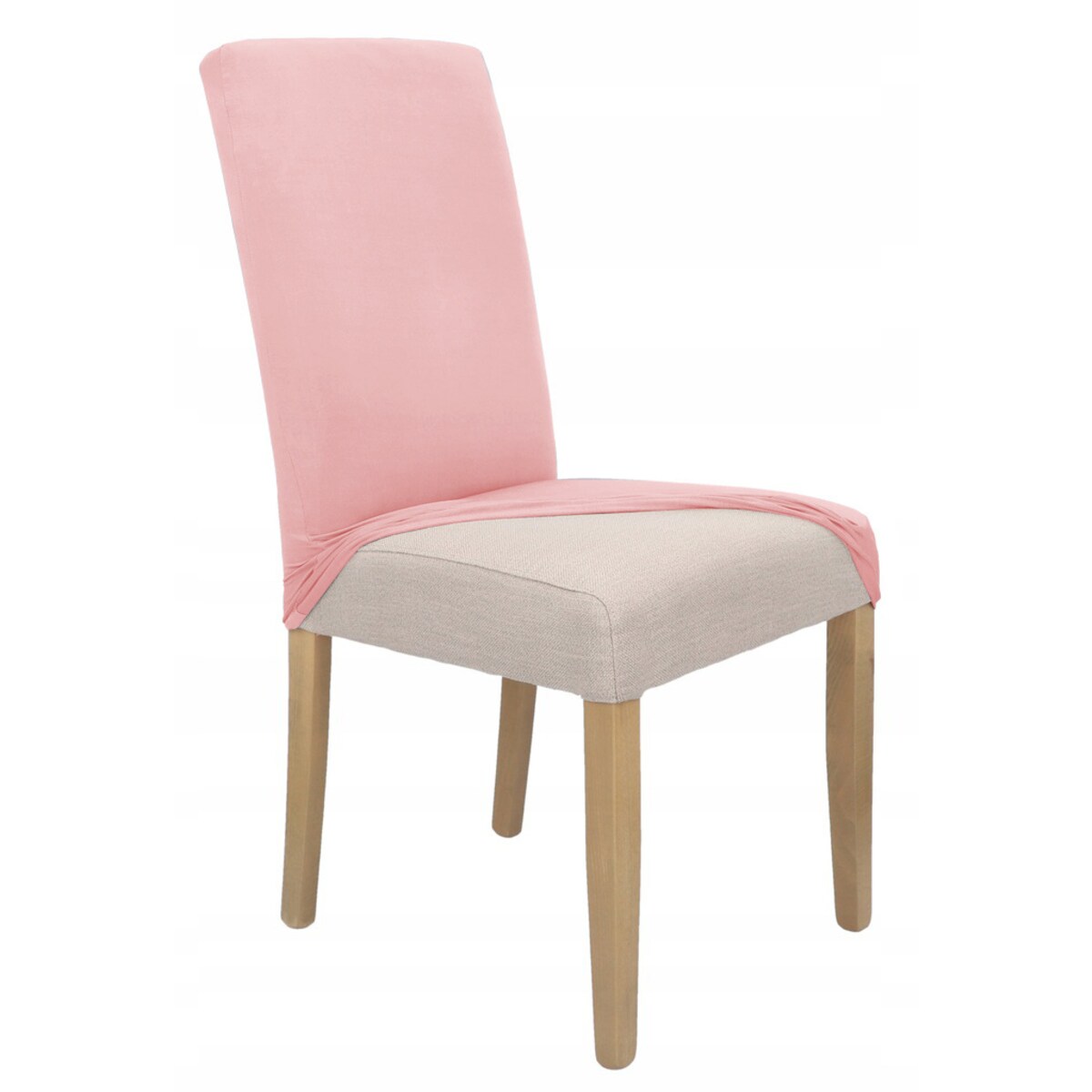 POKROWIEC NA KRZESŁO RÓŻOWY ELASTYCZNY [21L]