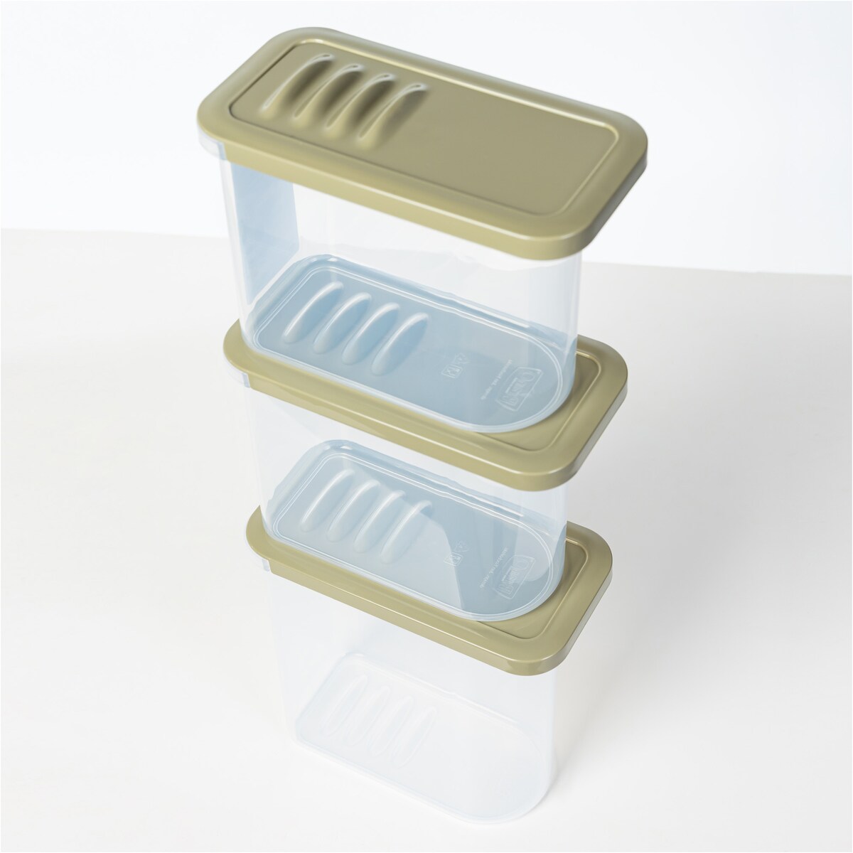 Pojemniki Dozowniki Shark Transparentne Zestaw 3 szt.