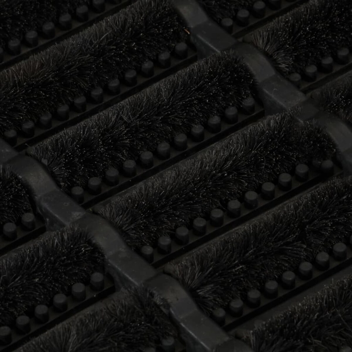 vidaXL Wycieraczka, prostokątna, 45x75 cm, guma i włókno kokosowe