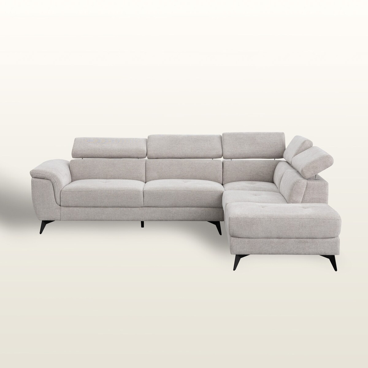 Sofa Randers grey prawa, 290x95x90 cm