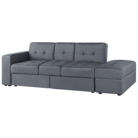 Sofa rozkładana ciemnoszara FALSTER