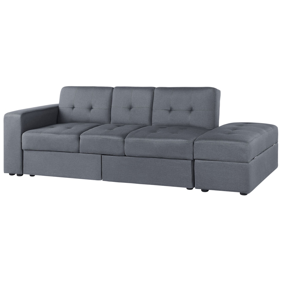 Sofa rozkładana ciemnoszara FALSTER