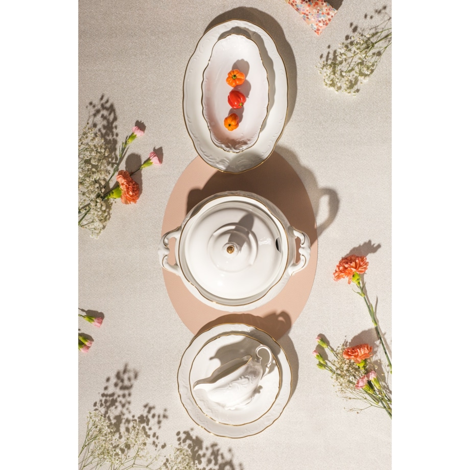 Serwis obiadowy dla 12 osób 40 el. Fryderyka Ivory 3617