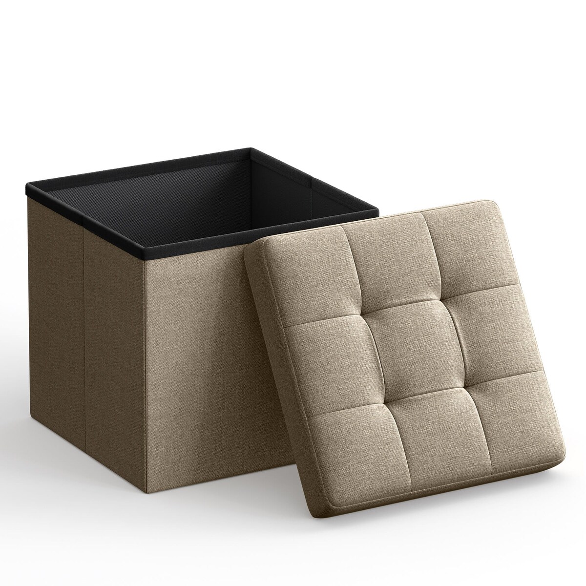 Pufa Siedzisko do sypialni pokoju przedpokoju Brązowa