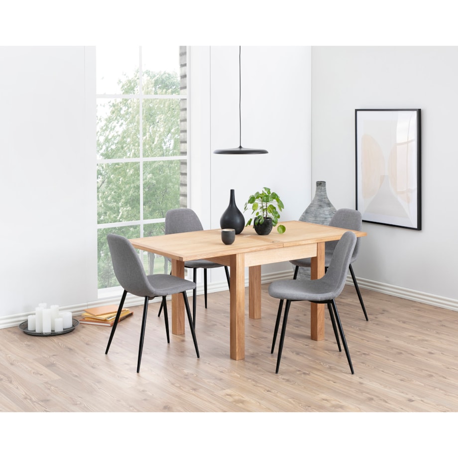 Krzesło Wilma Light Grey 21 tapicerowane