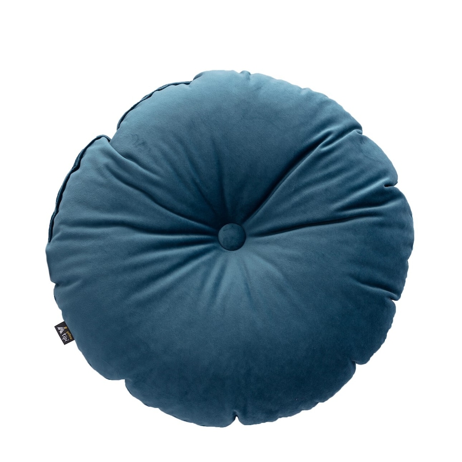 Poduszka Candy Dot, pruski błękit, 37 cm, Posh Velvet