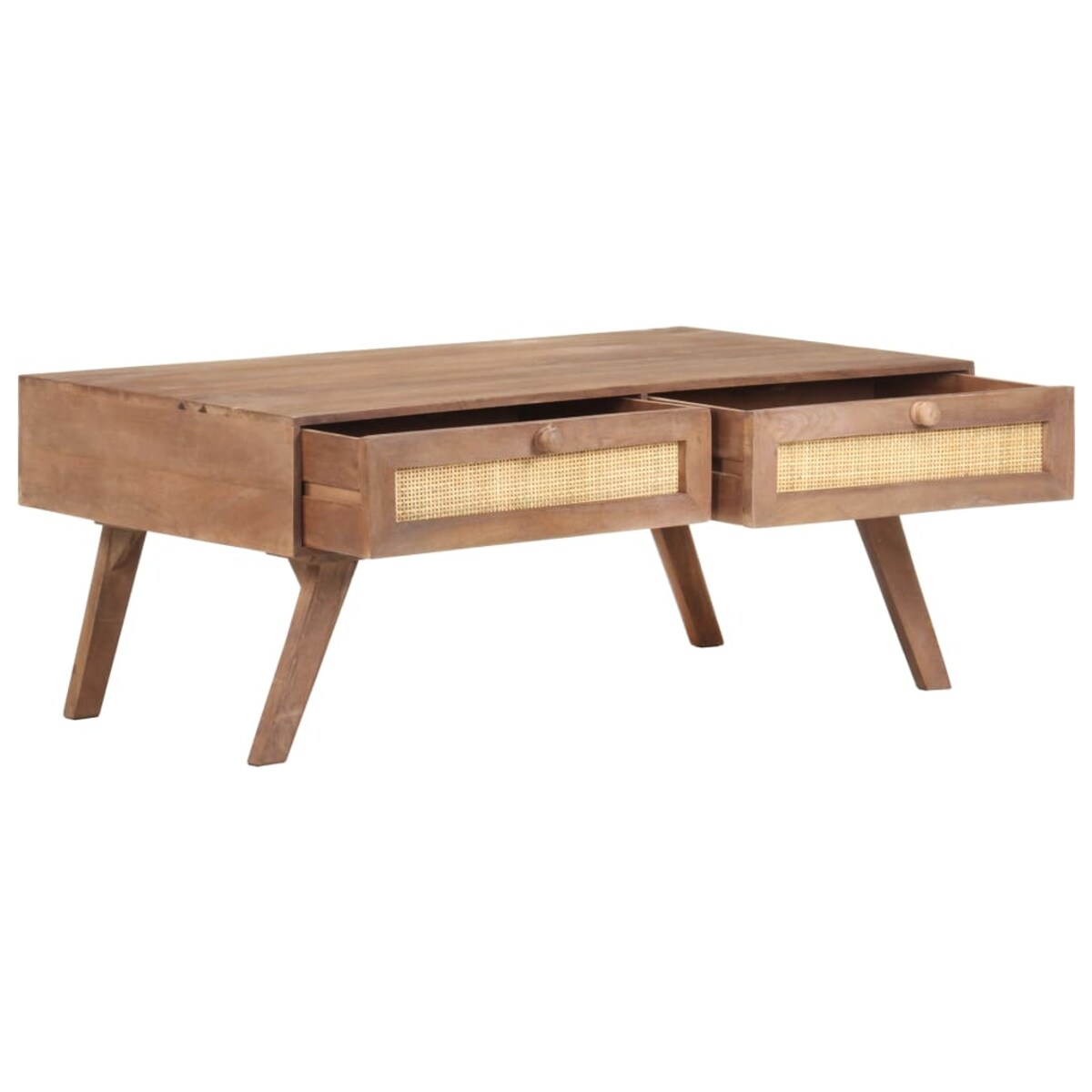 vidaXL Stolik kawowy, 100 x 60 x 40 cm, lite drewno mango