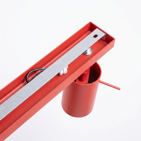 Plafon RING 6L czerwony