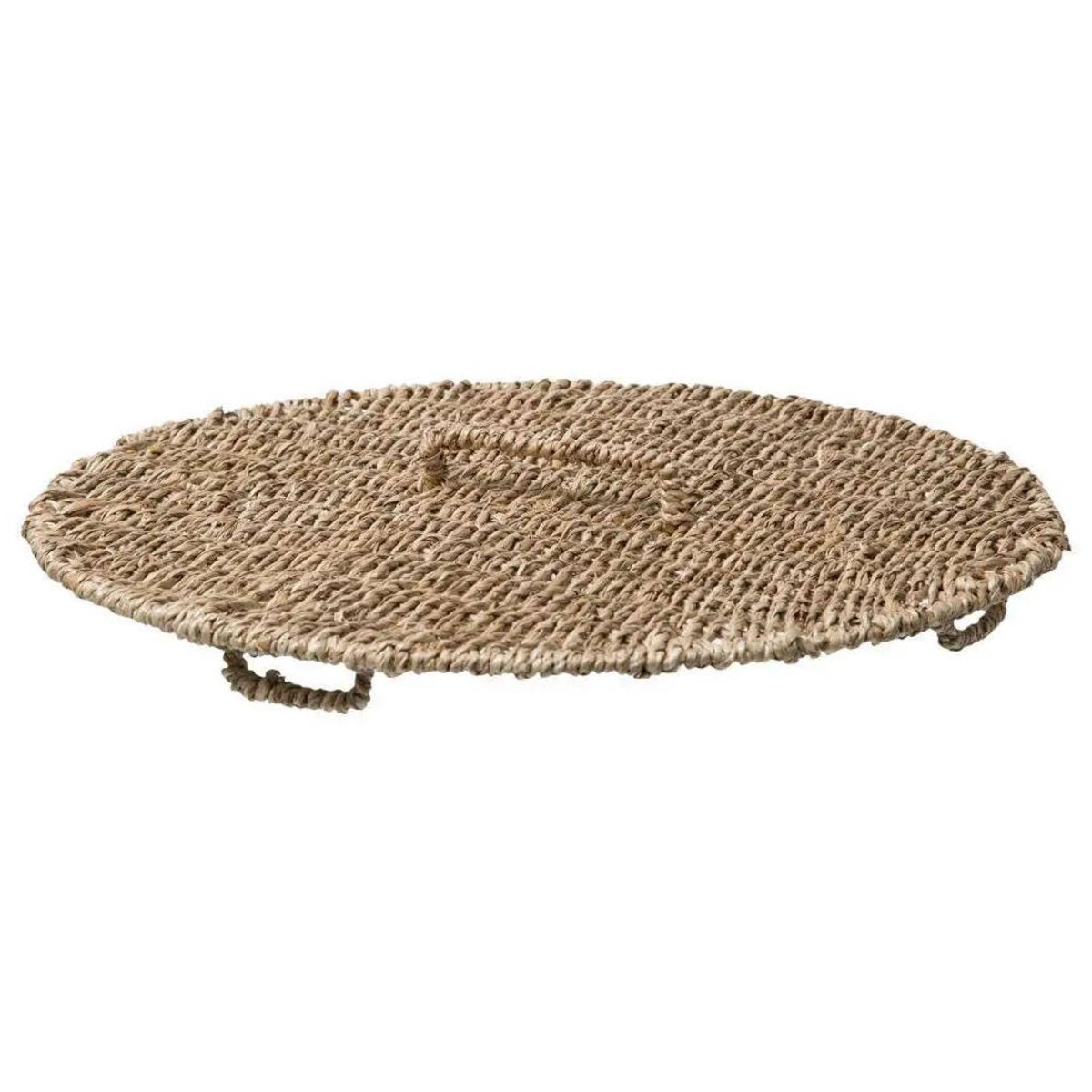 Kosz na pranie z trawy morskiej, 38 cm, bawełniany wkład