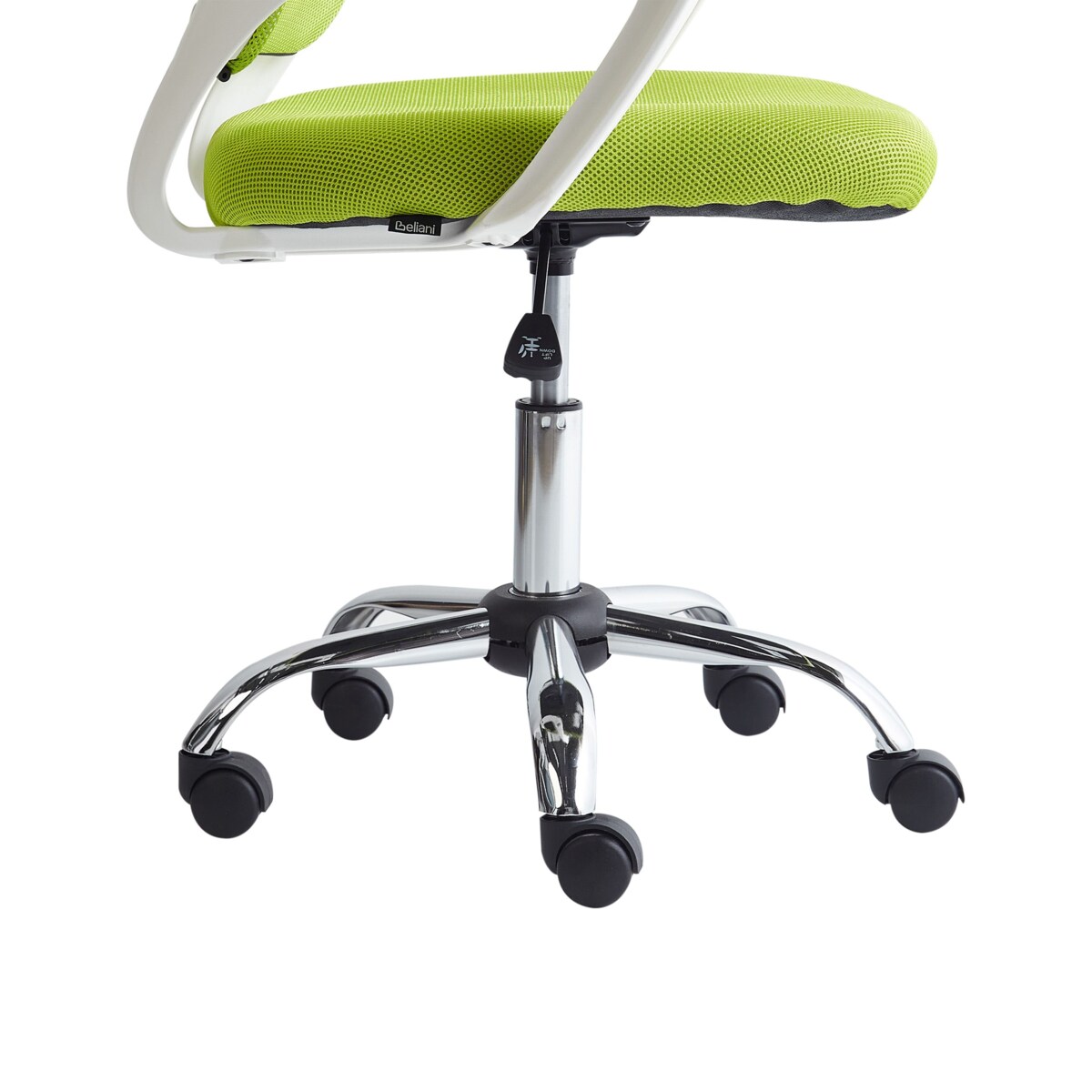 Krzesło biurowe regulowane limonkowe SOLID