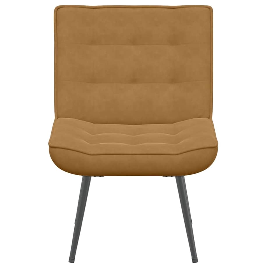 vidaXL Fotel relaksacyjny brązowy 64x74x84 cm aksamit