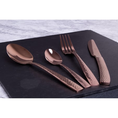 Komplet sztućców 24 elementy dla 6 osób błyszczące sztućce BERLINGER HAUS Rose Gold