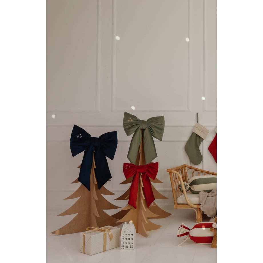 Kokarda Świąteczna Delux Royal Blue - L