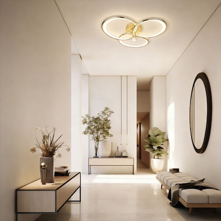 Plafon Light Prestige Azina złoty LED CCT 3000K/4000K/6000K (regulowana) 1 szt.