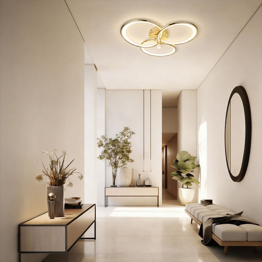 Plafon Light Prestige Azina złoty LED CCT 3000K/4000K/6000K (regulowana) 1 szt.