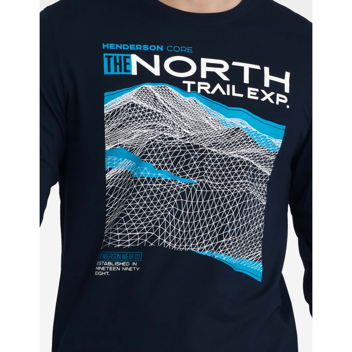 Piżama Icicle 40953-59X Granatowy Granatowy, XL