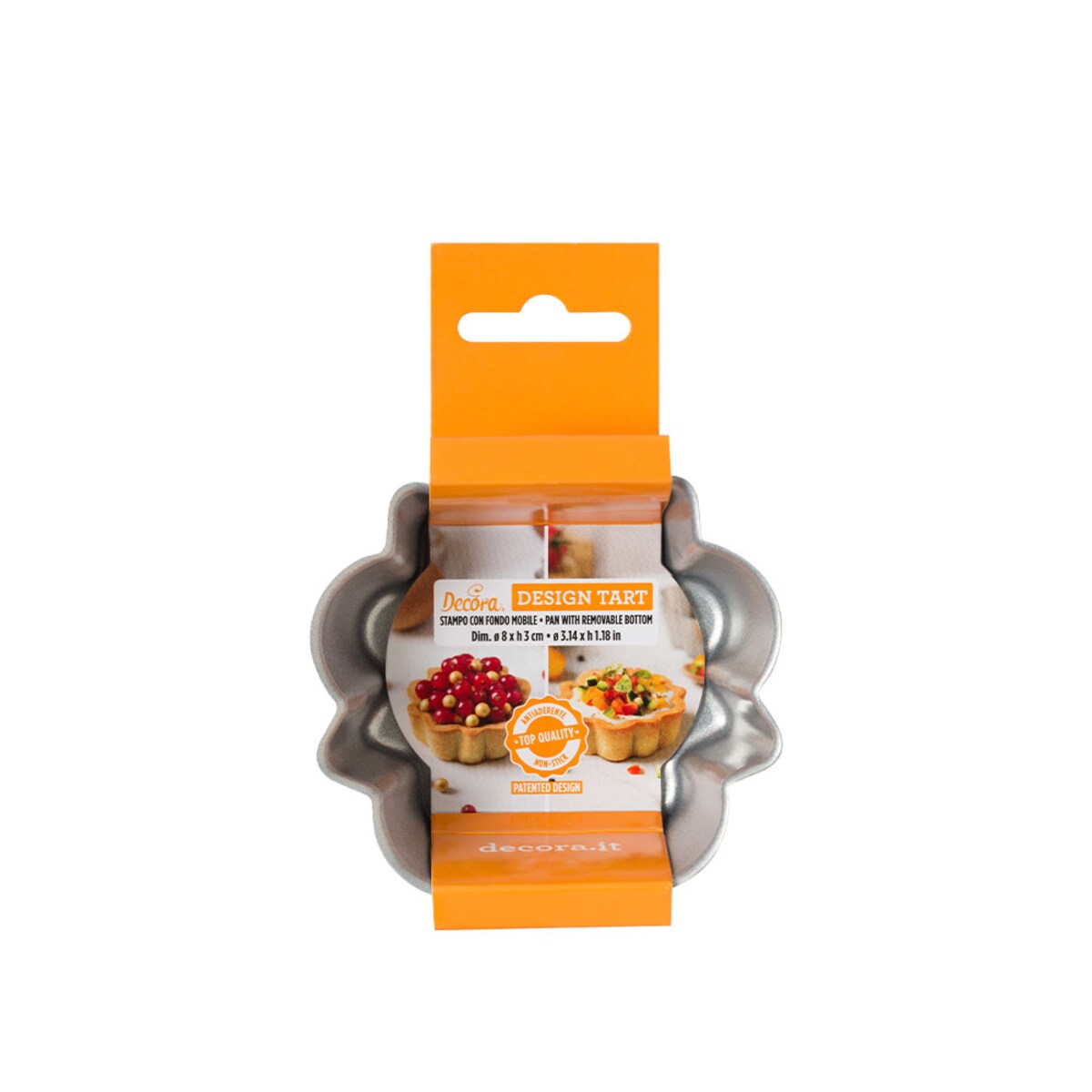 Decora Forma do mini tarty z wyjmowanym dnem - 8 cm