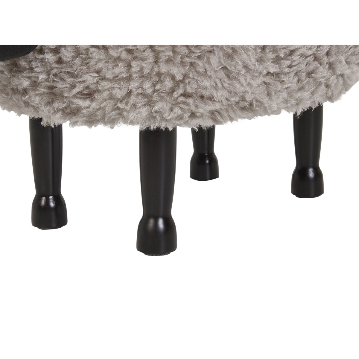 Pufa zwierzak ze schowkiem szara SHEEP